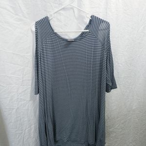 Any Item $10- Send an Offer (Purses Excluded)- Soft knit cold shoulder T
